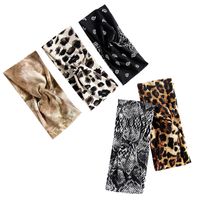 Casual Simple Style Solid Color Knot Cashew Nuts Cloth Printing Hair Band 1 Piece main image 3