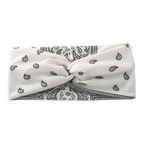 Casual Simple Style Solid Color Knot Cashew Nuts Cloth Printing Hair Band 1 Piece sku image 2