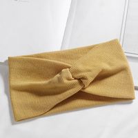 Simple Style Solid Color Knot Thread Knitted Cotton Hair Band 1 Piece sku image 7
