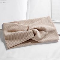 Simple Style Solid Color Knot Thread Knitted Cotton Hair Band 1 Piece sku image 6