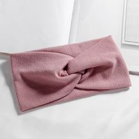 Simple Style Solid Color Knot Thread Knitted Cotton Hair Band 1 Piece sku image 13