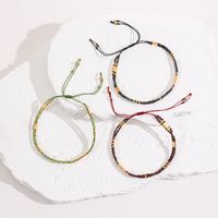 Simple Style Classic Style Printing Polyester Seed Bead Beaded Women's Bracelets 1 Piece main image 3