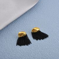 Simple Style Classic Style Solid Color Metal Plating Women's Drop Earrings 1 Pair main image 3