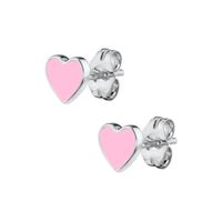 Multicolor Epoxy Heart-shaped Earrings Simple Compact Wild Earrings sku image 8