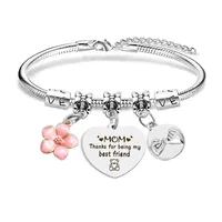 Acier Au Titane Style Simple Style Classique Polissage Lettre Bracelet sku image 4