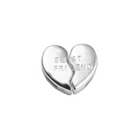 1 Piece 10*2mm Alloy Letter Heart Shape Key Polished Beads sku image 43
