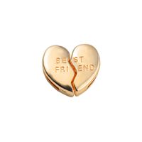 1 Piece 10*2mm Alloy Letter Heart Shape Key Polished Beads sku image 44