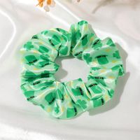 Women's Simple Style Artistic Four Leaf Clover Satin Hair Tie sku image 2