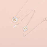 Elegant Simple Style Daisy Copper Bracelets Necklace 1 Piece main image 5