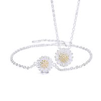 Elegant Simple Style Daisy Copper Bracelets Necklace 1 Piece main image 2