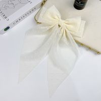 Women's Simple Style Bow Knot Chiffon Handmade Hair Clip sku image 9