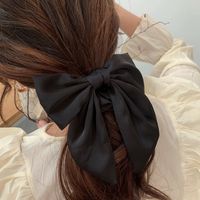 Women's Cute Vacation Solid Color Bow Knot Cloth Satin Hair Tie main image 7