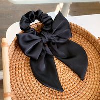 Women's Cute Vacation Solid Color Bow Knot Cloth Satin Hair Tie sku image 1