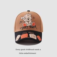 Children Unisex Casual Cute Letter Bear Baseball Cap sku image 2