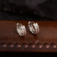 1 Pair Casual Streetwear Solid Color Copper Earrings main image 4