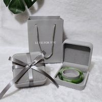 Elegant Simple Style Letter Solid Color Flannel Jewelry Boxes sku image 13