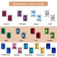 1 Pair Elegant Shiny Solid Color Plating Inlay Sterling Silver Zircon Silver Plated Ear Studs main image 6