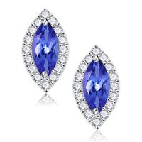 1 Pair Elegant Shiny Solid Color Plating Inlay Sterling Silver Zircon Silver Plated Ear Studs sku image 9