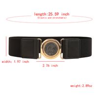 Basic Simple Style Classic Style Geometric Pu Leather Cloth Women's Leather Belts main image 2