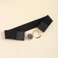 Basic Simple Style Classic Style Geometric Pu Leather Cloth Women's Leather Belts main image 5