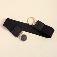 Basic Simple Style Classic Style Geometric Pu Leather Cloth Women's Leather Belts main image 6
