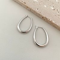 1 Pair Exaggerated Simple Style Solid Color Copper Earrings main image 7