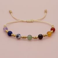 Simple Style Classic Style Color Block Polyester Soft Clay Copper Beaded Handmade Women's Drawstring Bracelets main image 1