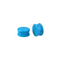 1 Pair Ear Cartilage Rings & Studs Hip-Hop Punk Simple Style Solid Color Turquoise Ear Cartilage Rings & Studs sku image 1