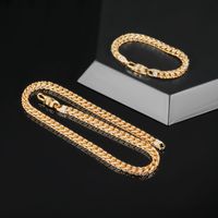 Casual Elegant Solid Color Copper Brass Inlay Zircon 18K Gold Plated Women's Necklace main image 4