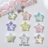 10 Pièces/Paquet 14*13MM Plastique Star DIY Accessoires main image 2