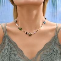 Einfacher Stil Klassischer Stil Herzform Künstlicher Kristall Perlen Frau Halskette main image 1