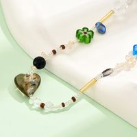 Einfacher Stil Klassischer Stil Herzform Künstlicher Kristall Perlen Frau Halskette main image 6