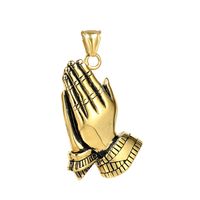 1 Piece 30*40mm 304 Stainless Steel None 18K Gold Plated Hand Brushed Pendant sku image 2