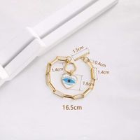 Titanium Steel Gold Plated Simple Style Classic Style Plating Heart Shape Bracelets main image 2