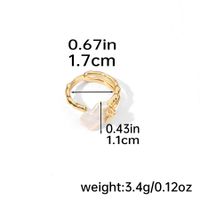 Vacation Butterfly Freshwater Pearl Copper 18K Gold Plated Silver Plated Open Rings In Bulk sku image 1