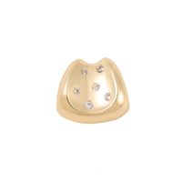 1 Stück 15*13mm 8,5*4,5mm Kupfer Zirkon 18 Karat Vergoldet Irregulär Poliert Perlen main image 6
