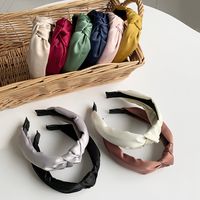 Women's Casual Classic Style Solid Color Twist Cloth Hair Band main image 4