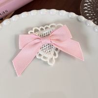 Women's Cute Romantic Bow Knot Cloth Lace Hair Clip sku image 1