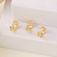 1 Piece 3.5*10mm 7mm  Copper Zircon 18K Gold Plated Round Copper Coins Polished Beads Spacer Bars main image 5