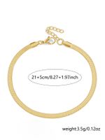 Casual Elegant Solid Color Stainless Steel Women's Anklet main image 3