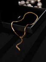 Casual Elegant Solid Color Stainless Steel Women's Anklet main image 6