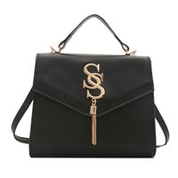 Women's Pu Leather Solid Color Streetwear Flip Cover Shoulder Bag Crossbody Bag sku image 3