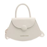 Women's Pu Leather Solid Color Cute Shell Flip Cover Shoulder Bag Handbag Crossbody Bag sku image 2
