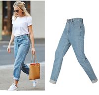 Women's Holiday Daily Streetwear Solid Color Full Length Jeans main image 1