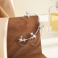 1 Piece Vacation Butterfly Plating Inlay Copper Zircon 18K Gold Plated Silver Plated Ear Cuffs main image 6