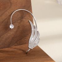 1 Piece Vacation Butterfly Plating Inlay Copper Zircon 18K Gold Plated Silver Plated Ear Cuffs main image 5