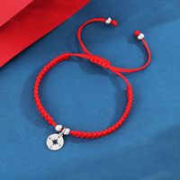 Casual Basic Classic Style Compass 304 Stainless Steel Nylon Unisex Bracelets main image 5