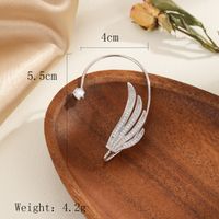 1 Piece Vacation Butterfly Plating Inlay Copper Zircon 18K Gold Plated Silver Plated Ear Cuffs sku image 3