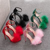 Women's Sexy Solid Color Open Toe Fashion Sandals main image video