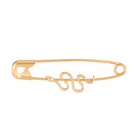 1 Piece Simple Style Streetwear Paper Clip Plating Alloy Gold Plated Silver Plated Earrings main image 5